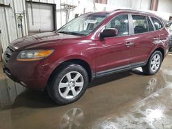 Hyundai salvage cars for sale: 2008 Hyundai Santa FE SE