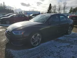 Salvage cars for sale at Bowmanville, ON auction: 2024 Audi A4 Komfort 45