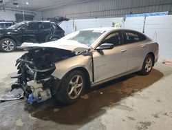 Salvage cars for sale at Candia, NH auction: 2016 Chevrolet Malibu LS