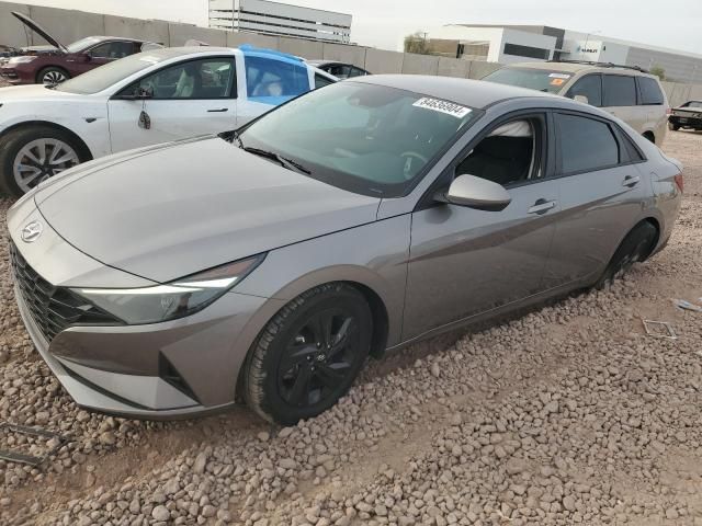 2021 Hyundai Elantra Blue