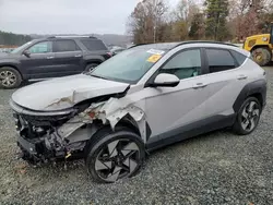 Salvage cars for sale at Concord, NC auction: 2024 Hyundai Kona Limited