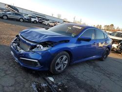 Honda salvage cars for sale: 2020 Honda Civic LX