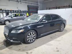 Salvage cars for sale from Copart Candia, NH: 2017 Lincoln Continental