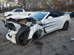 Chevrolet Camaro lt salvage cars for sale: 2017 Chevrolet Camaro LT