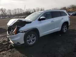 2015 Toyota Highlander XLE en venta en New Britain, CT