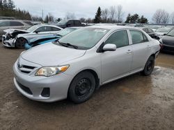 Vehiculos salvage en venta de Copart Bowmanville, ON: 2011 Toyota Corolla Base