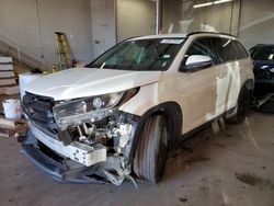 Toyota salvage cars for sale: 2019 Toyota Highlander SE