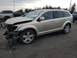 Salvage cars for sale at Denver, CO auction: 2010 Dodge Journey SXT