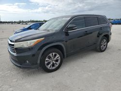 Toyota salvage cars for sale: 2016 Toyota Highlander LE