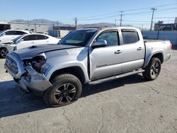 Salvage cars for sale from Copart Sun Valley, CA: 2016 Toyota Tacoma Double Cab