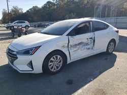 Salvage cars for sale at Savannah, GA auction: 2020 Hyundai Elantra SE