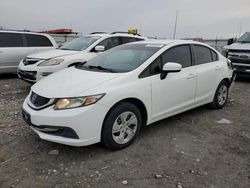 Honda salvage cars for sale: 2015 Honda Civic LX