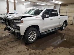 Chevrolet Silverado k1500 ltz salvage cars for sale: 2021 Chevrolet Silverado K1500 LTZ