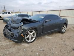 Salvage cars for sale at Haslet, TX auction: 2015 Chevrolet Camaro LT