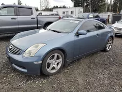 Vehiculos salvage en venta de Copart Graham, WA: 2005 Infiniti G35