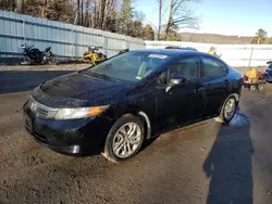 Salvage cars for sale at Center Rutland, VT auction: 2012 Honda Civic LX