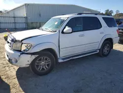 Salvage cars for sale at Hampton, VA auction: 2004 Toyota Sequoia Limited