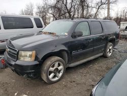 Chevrolet Suburban k1500 salvage cars for sale: 2007 Chevrolet Suburban K1500