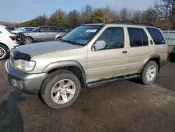 Salvage cars for sale at Brookhaven, NY auction: 2001 Nissan Pathfinder LE