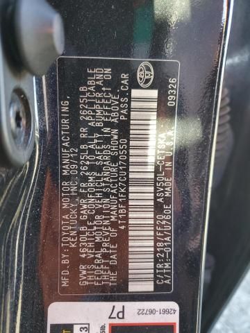 2012 Toyota Camry Base