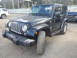 Jeep salvage cars for sale: 2017 Jeep Wrangler Sahara