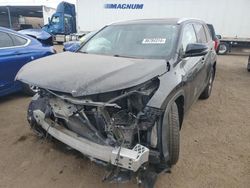 Salvage cars for sale from Copart Brighton, CO: 2015 Toyota Highlander XLE