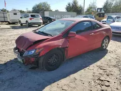 Salvage cars for sale from Copart Midway, FL: 2007 Honda Civic EX