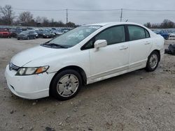 Salvage cars for sale at Lawrenceburg, KY auction: 2008 Honda Civic Hybrid