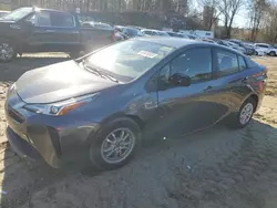 Salvage cars for sale at North Billerica, MA auction: 2022 Toyota Prius Night Shade