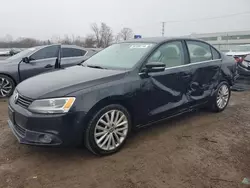 Salvage cars for sale at Chicago Heights, IL auction: 2012 Volkswagen Jetta SEL