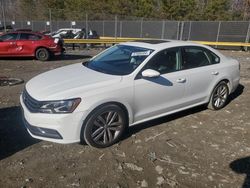 Salvage cars for sale at Waldorf, MD auction: 2019 Volkswagen Passat Wolfsburg