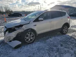 Salvage cars for sale at Barberton, OH auction: 2015 Ford Escape Titanium