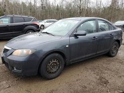 Vehiculos salvage en venta de Copart Ontario Auction, ON: 2008 Mazda 3 I