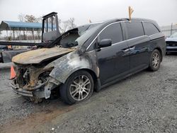 Salvage cars for sale at Spartanburg, SC auction: 2012 Honda Odyssey EXL