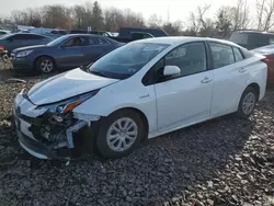 Salvage cars for sale at Chalfont, PA auction: 2020 Toyota Prius L