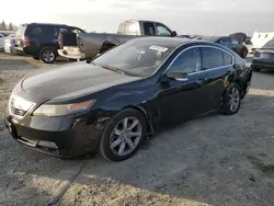 Salvage cars for sale at Antelope, CA auction: 2012 Acura TL