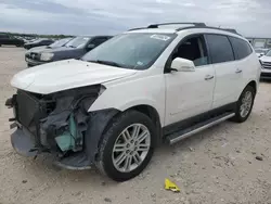 Salvage cars for sale at San Antonio, TX auction: 2014 Chevrolet Traverse LT