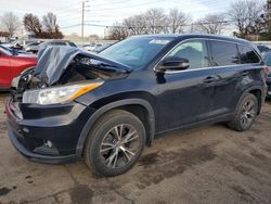 Salvage Cars with No Bids Yet For Sale at auction: 2016 Toyota Highlander XLE