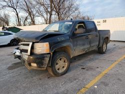 Salvage trucks for sale at Bridgeton, MO auction: 2007 Chevrolet Silverado K1500 Crew Cab