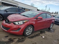 Salvage cars for sale at New Britain, CT auction: 2016 Hyundai Elantra SE