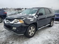 Salvage cars for sale at Pennsburg, PA auction: 2005 Acura MDX