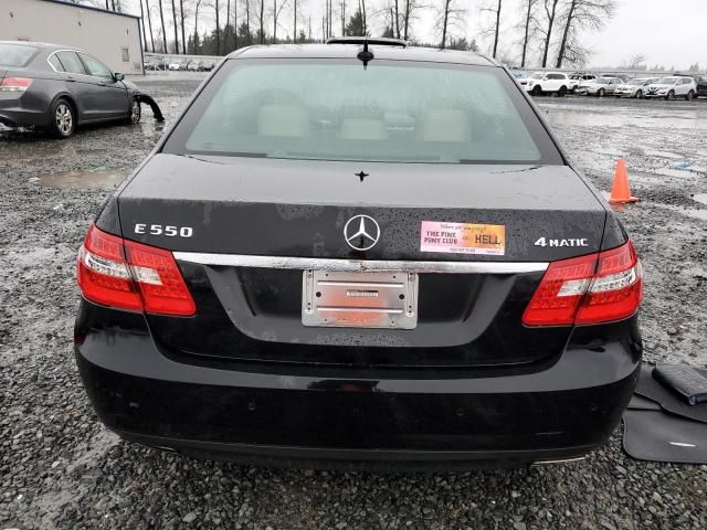 2012 Mercedes-Benz E 550 4matic