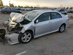 Salvage cars for sale at Rancho Cucamonga, CA auction: 2011 Toyota Corolla Base