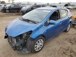 Salvage cars for sale at San Martin, CA auction: 2015 Toyota Prius C