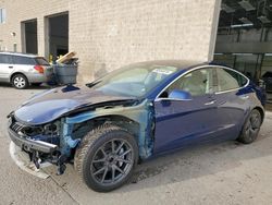 Tesla Vehiculos salvage en venta: 2019 Tesla Model 3