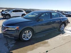 Salvage cars for sale at Grand Prairie, TX auction: 2020 Volkswagen Passat S