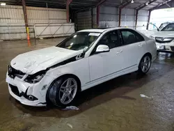 Salvage cars for sale at Greenwell Springs, LA auction: 2008 Mercedes-Benz C300