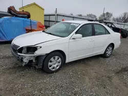 Salvage cars for sale at Sacramento, CA auction: 2004 Toyota Camry LE