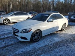 Salvage cars for sale at Cookstown, ON auction: 2016 Mercedes-Benz C 300 4matic