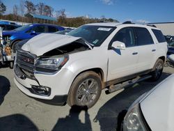 GMC salvage cars for sale: 2016 GMC Acadia SLT-2